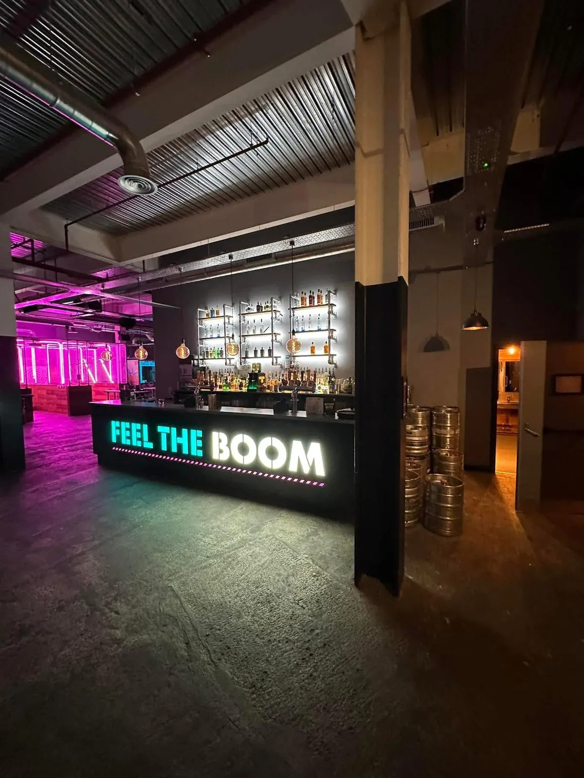 Commercial bar interior